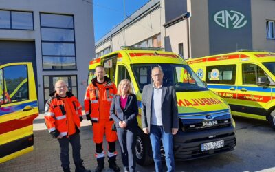Nowy ambulans firmy MAN dzięki Darczyńcom fundacji Siepomaga.pl